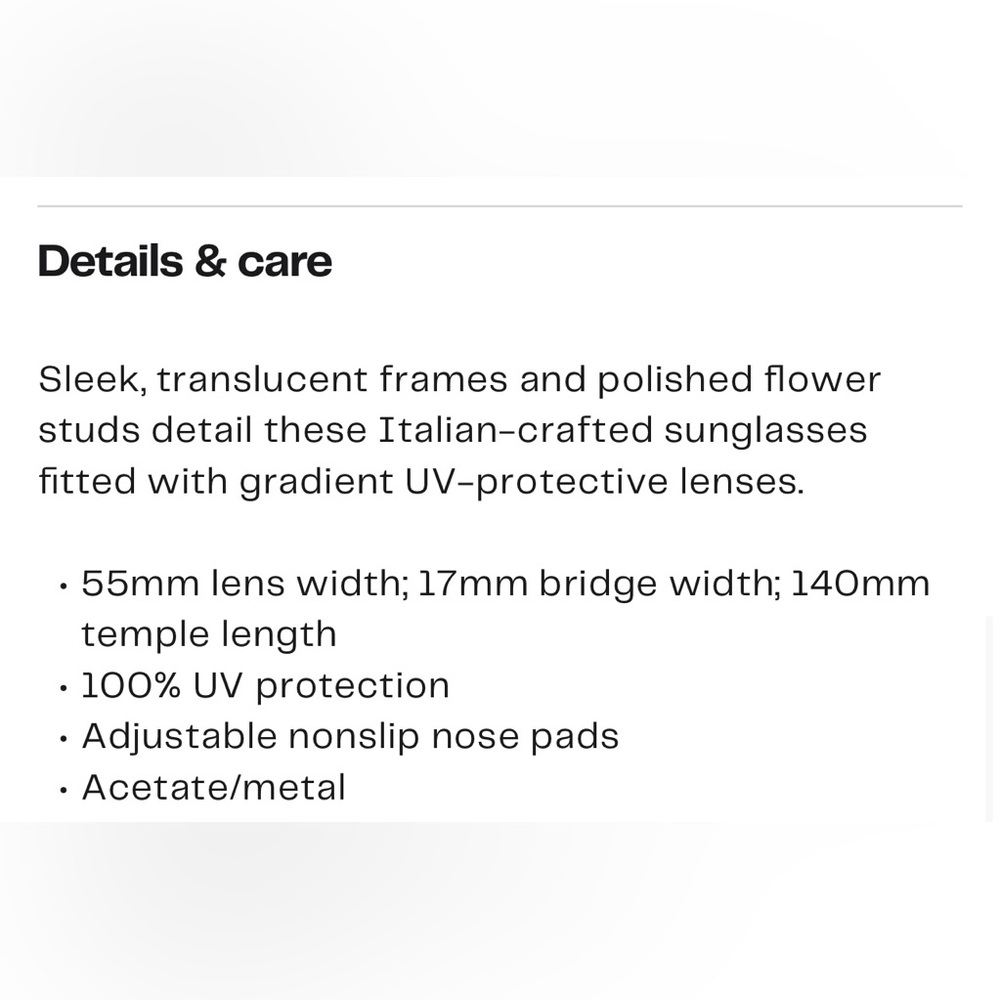 COACH 55mm Gradient Butterfly Sunglasses - Picture 8 of 8